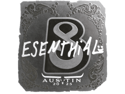 Naklejka | esenthial (foliowana) | Austin 2025