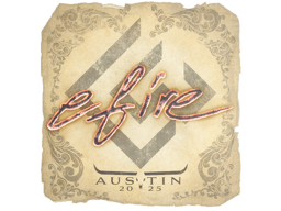 Naklejka | efire | Austin 2025