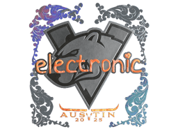Naklejka | electronic (holograficzna) | Austin 2025