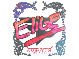 Naklejka | EliGE (holograficzna) | Austin 2025
