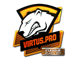 Naklejka | Virtus.Pro (foliowana) | Atlanta 2017
