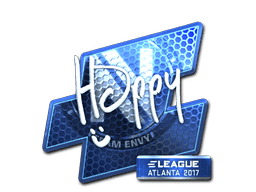Naklejka | Happy (foliowana) | Atlanta 2017