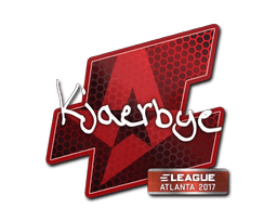 Naklejka | Kjaerbye | Atlanta 2017