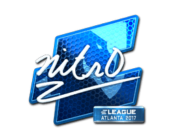 Naklejka | nitr0 (foliowana) | Atlanta 2017
