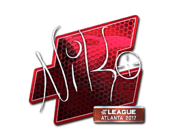 Naklejka | NiKo (foliowana) | Atlanta 2017