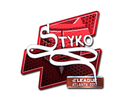 Naklejka | STYKO (foliowana) | Atlanta 2017