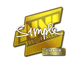 Naklejka | s1mple | Atlanta 2017