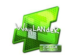 Naklejka | wayLander (foliowana) | Atlanta 2017