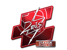 Naklejka | Zeus (foliowana) | Atlanta 2017