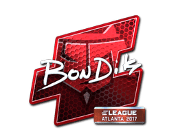 Naklejka | bondik (foliowana) | Atlanta 2017