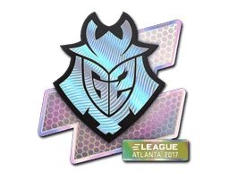 Naklejka | G2 Esports (holograficzna) | Atlanta 2017