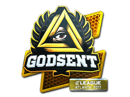 Naklejka | GODSENT (foliowana) | Atlanta 2017