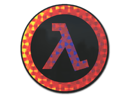 Naklejka | Lambda (holograficzna)