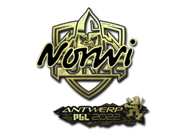 Sticker | Norwi (Gold) | Antwerp 2022