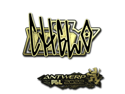 Sticker | chelo (Gold) | Antwerp 2022