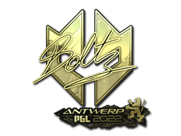 Sticker | boltz (Gold) | Antwerp 2022
