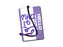Naklejka | Witaj, MAC-10