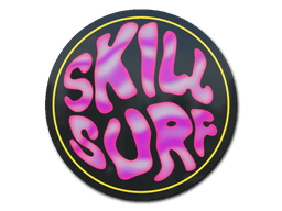 Naklejka | Wprawny surfer – guma balonowa (holograficzna)