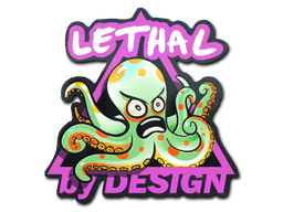 Naklejka | Zabójczy – zieleń