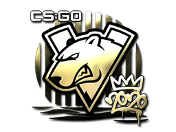 Naklejka | Virtus.pro (złota) | RMR 2020