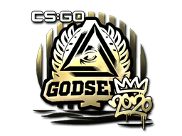 Naklejka | GODSENT (złota) | RMR 2020