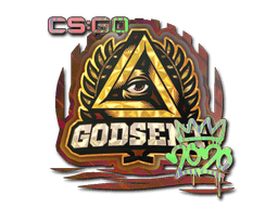 Naklejka | GODSENT (holograficzna) | RMR 2020