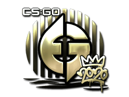 Naklejka | Evil Geniuses (złota) | RMR 2020