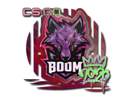 Naklejka | Boom (holograficzna) | RMR 2020