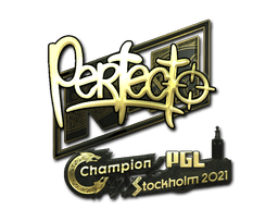 Sticker | Perfecto (Gold) | Stockholm 2021