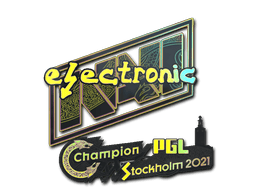Sticker | electroNic (Holo) | Stockholm 2021