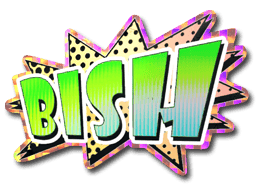 Naklejka | Bish (holograficzna)