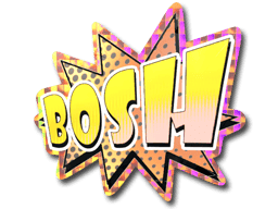 Naklejka | Bosh (holograficzna)