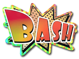 Naklejka | Bash (holograficzna)