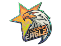 Naklejka | Legendarny orzeł (holograficzna)