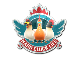 Naklejka | Hard Cluck Life