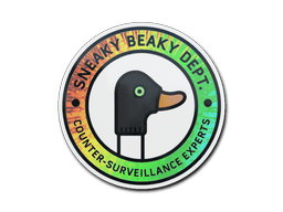 Naklejka | Sneaky Beaky Dept. (holograficzna)