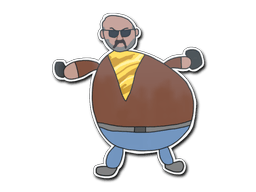 Naklejka | Kiepsko narysowany agent Leet Crew
