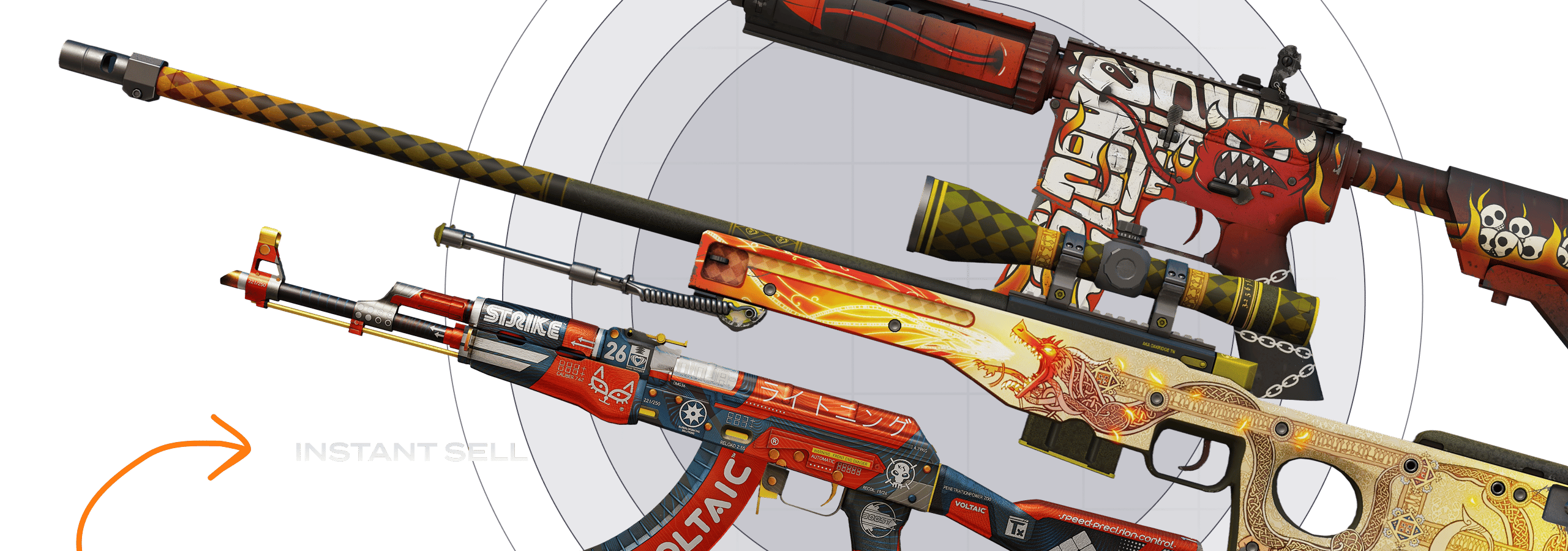 Sell your skins illustration