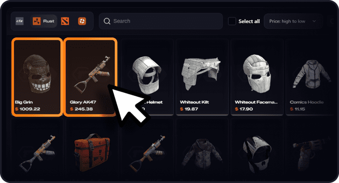 Choose your items