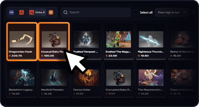 Choose your items