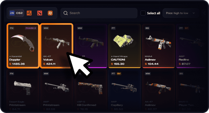 Choose your skins