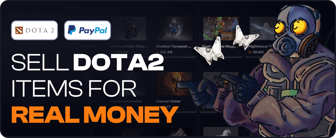 Sell Dota 2 Items for Real Money