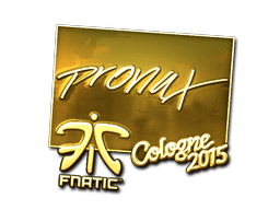 Sticker | pronax (Gold) | Cologne 2015
