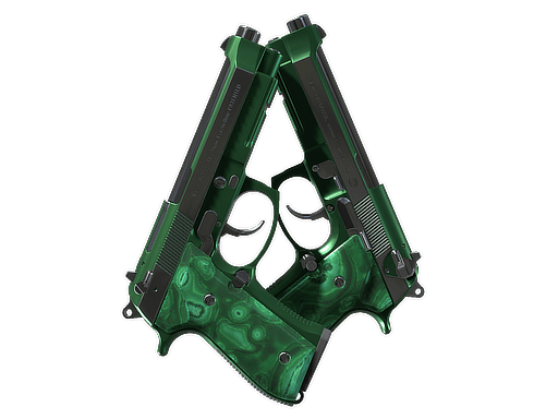 Dual Berettas | Polished Malachite