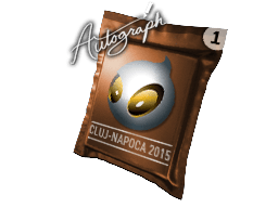 Pojemnik z autografem | Team Dignitas | Cluj-Napoca 2015