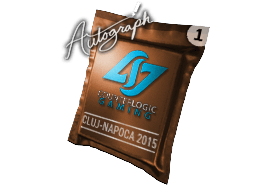 Pojemnik z autografem | Counter Logic Gaming | Cluj-Napoca 2015