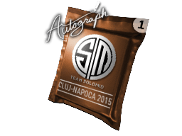 Pojemnik z autografem | Team SoloMid | Cluj-Napoca 2015