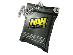 Pojemnik z autografem | Natus Vincere | Kolonia 2015