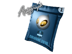 Pojemnik z autografem | Team Dignitas | Kolonia 2016