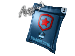Pojemnik z autografem | Gambit Gaming | Kolonia 2016